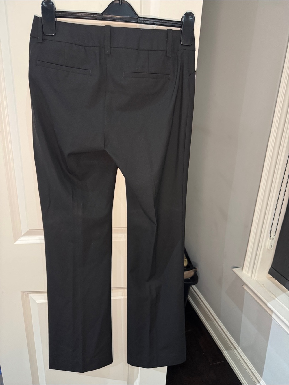 GAP Black Women's Straight-Leg Trousers - Picture 3 of 6